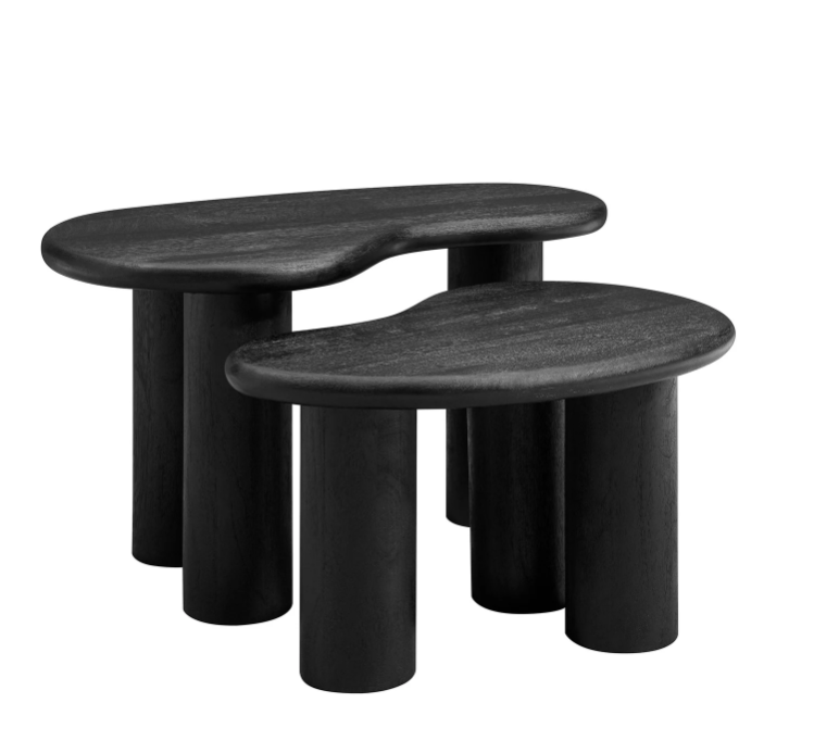 Hackney Mango Wood Nesting Coffee Table Set