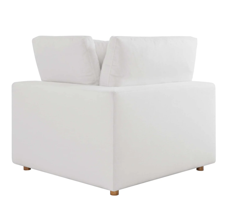 Commix 4 Piece Down Filled Overstuffed Sectional Sofa Set