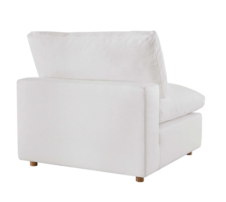 Commix 4 Piece Down Filled Overstuffed Sectional Sofa Set