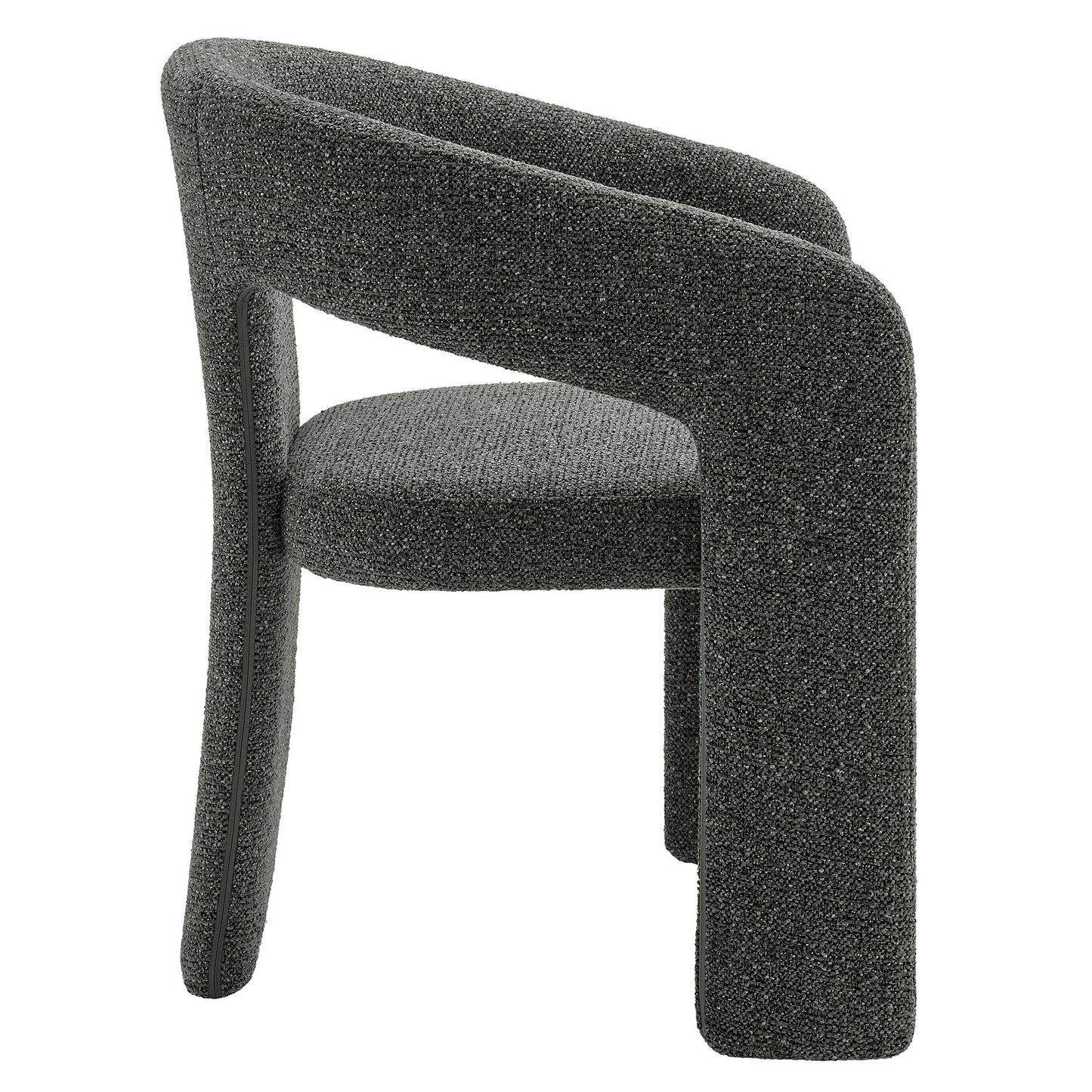 Modway Oslo Barrel Fabric Upholstered Dining Accent Chair – Modern Comfort Style
