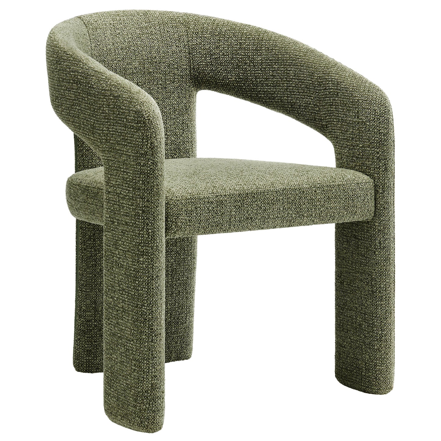 Modway Oslo Barrel Fabric Upholstered Dining Accent Chair – Modern Comfort Style
