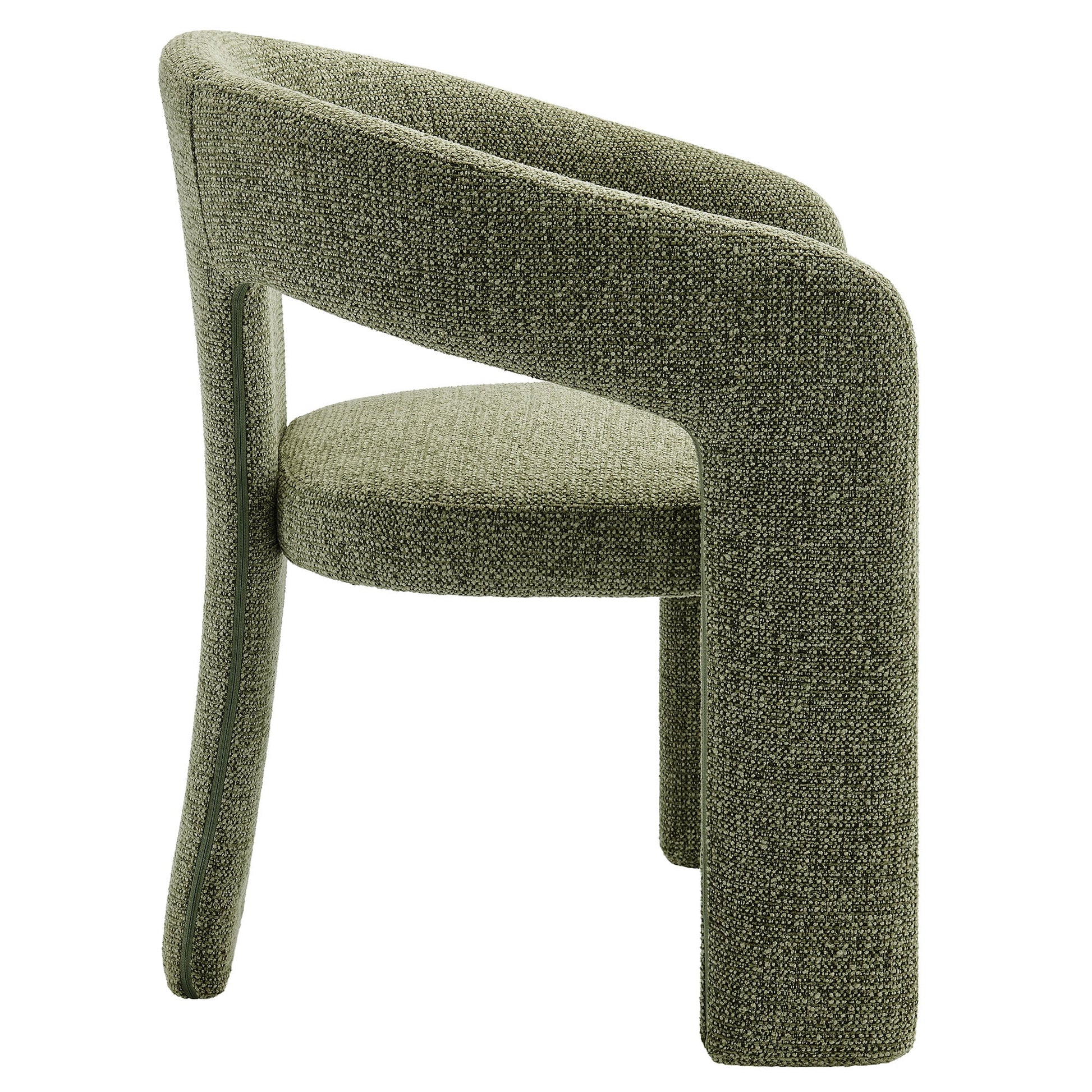 Modway Oslo Barrel Fabric Upholstered Dining Accent Chair – Modern Comfort Style