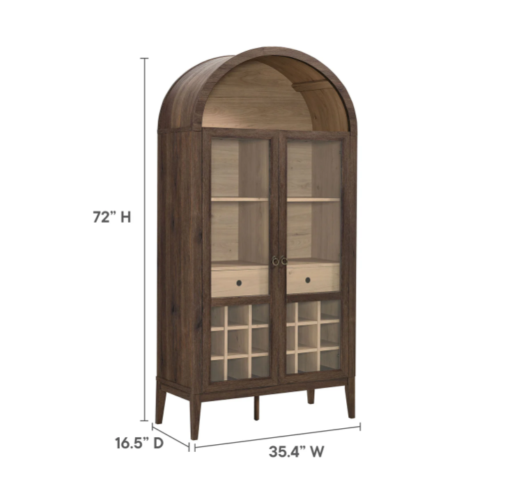 Nolan Arched Bar Cabinet