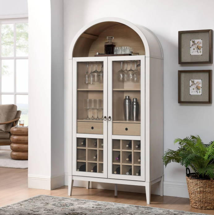 Nolan Arched Bar Cabinet