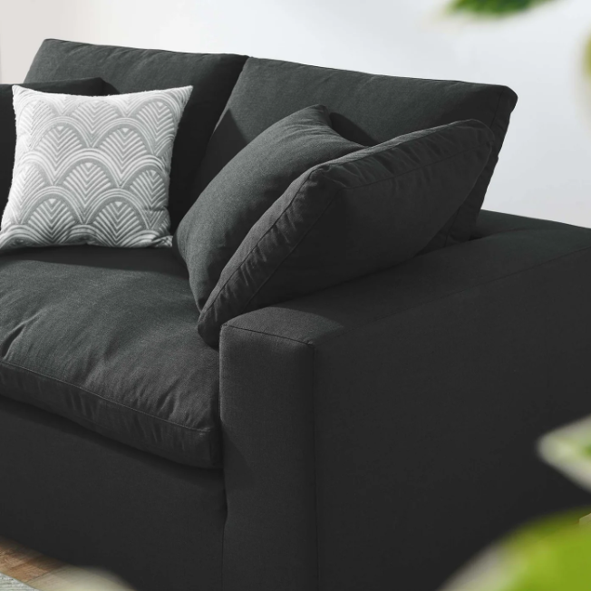 Down Filled Overstuffed Loveseat by Vinci