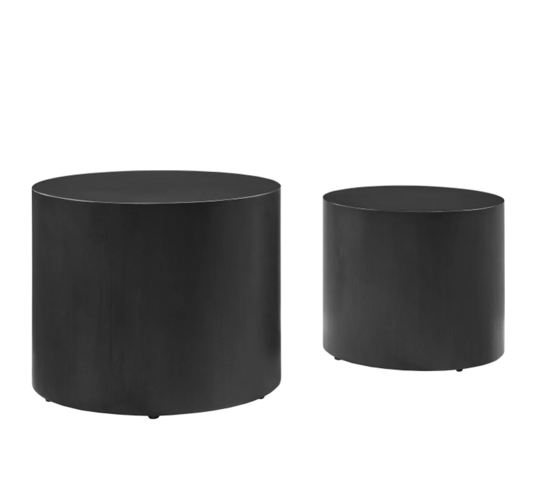 Amani Round Nesting Coffee Tables Set of 2