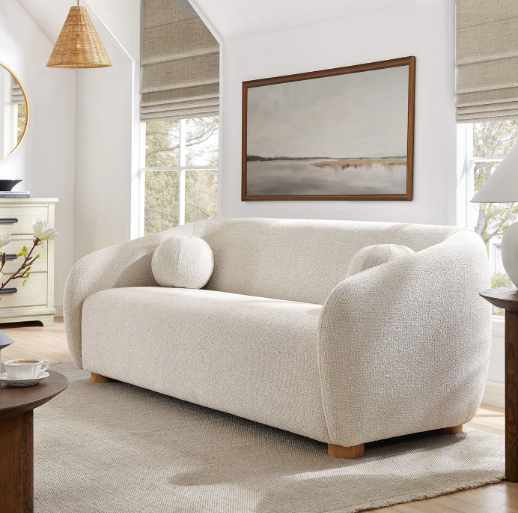 Holland 85" Chenille Fabric Sofa