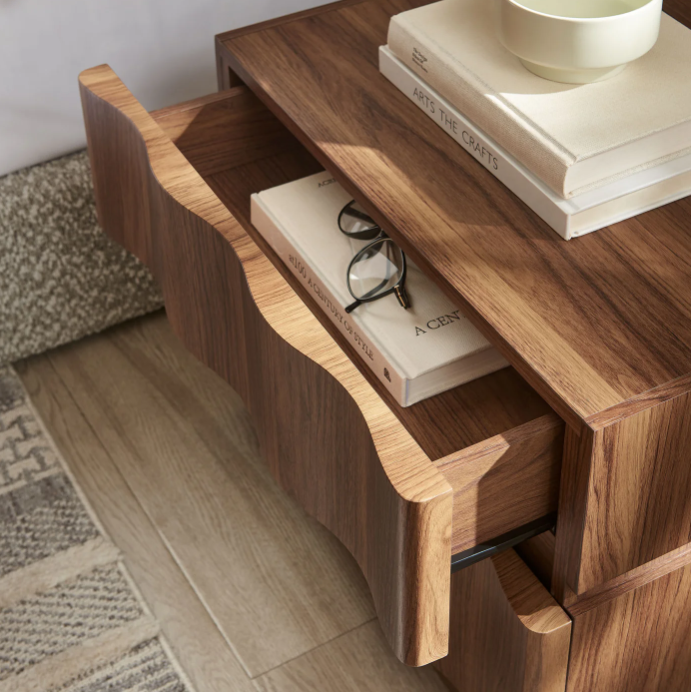 Isola 2 Drawer Nightstand