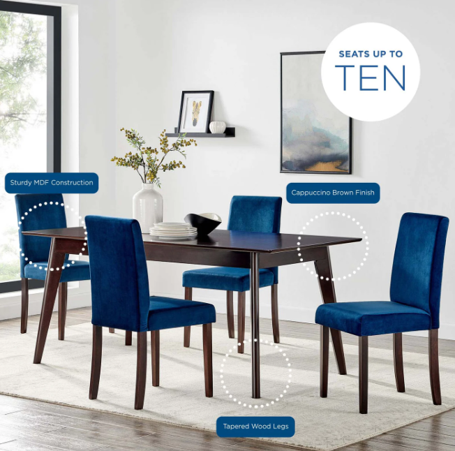 Oracle 69" Rectangle Dining Table by Vinci