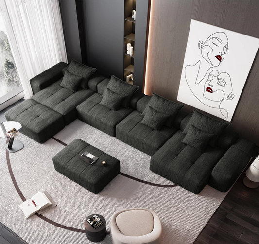 Vinci Modular Chenille Sectional Sofa