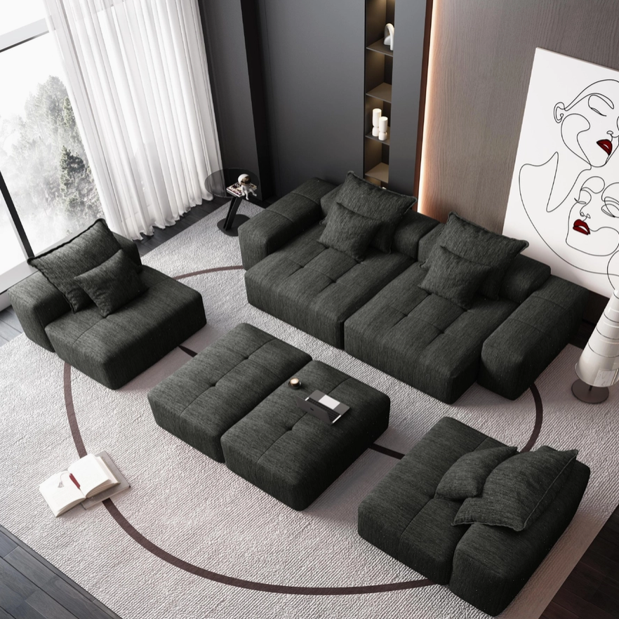 Vinci Modular Chenille Sectional Sofa