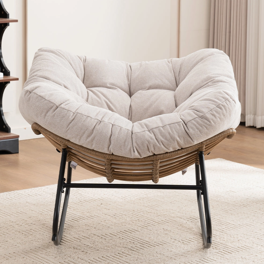 Mesa Chenille Upholstered Rocking Chair