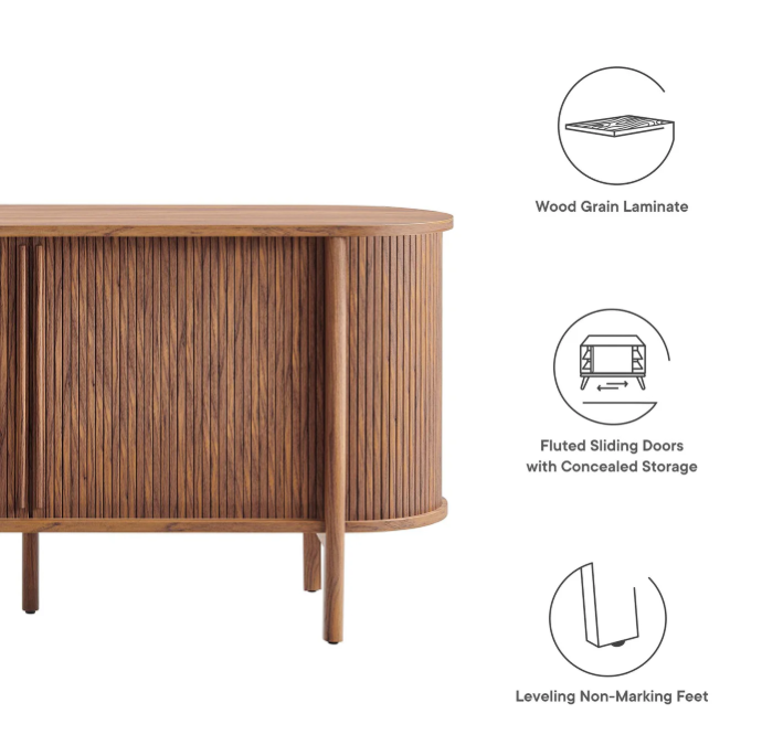 Cadence 63" Curved Sideboard