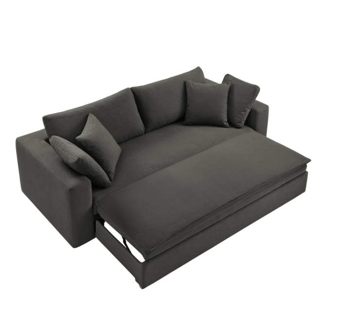 Down Filled Overstuffed Sleeper Sofa by Vinci