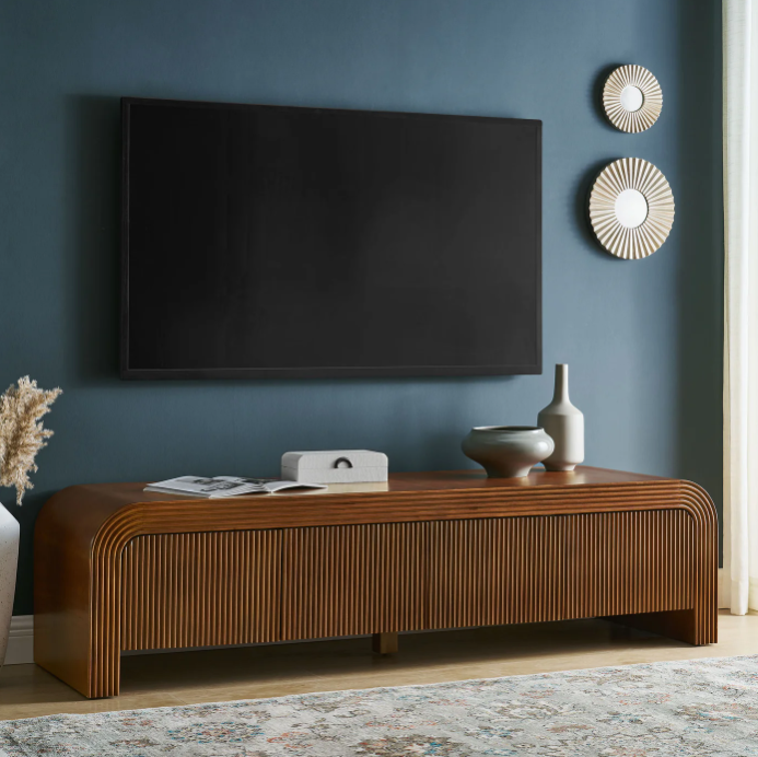 Waterflute 68" Fluted TV Stand